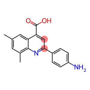 2-(4-aminophenyl)-6,8-dimethylquinoline-4-carboxylic acid