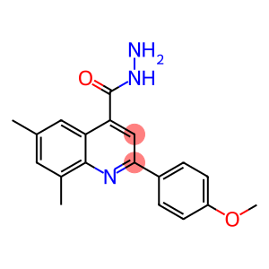 2-(4-甲氧苯基)-6,8-二甲基-4-喹啉卡巴肼