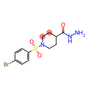 1-[(4-Bromophenyl)sulfonyl]piperidine-4-carbohydrazide