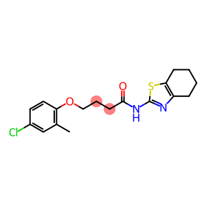 4-(4-chloro-2-methylphenoxy)-N-(4,5,6,7-tetrahydro-1,3-benzothiazol-2-yl)butanamide