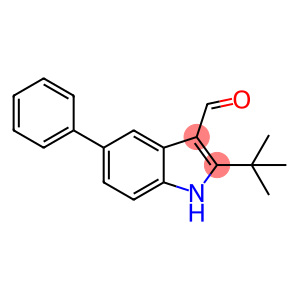 1H-Indole-3-carboxaldehyde,2-(1,1-dimethylethyl)-5-phenyl-(9CI)