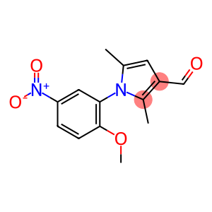 1H-Pyrrole-3-carboxaldehyde, 1-(2-methoxy-5-nitrophenyl)-2,5-dimethyl-