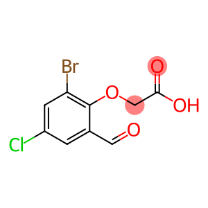 (2-BROMO-4-CHLORO-6-FORMYLPHENOXY)ACETIC ACID