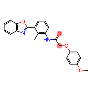 N-[3-(1,3-benzoxazol-2-yl)-2-methylphenyl]-2-(4-methoxyphenoxy)acetamide