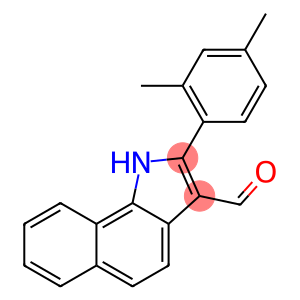 1H-Benz[g]indole-3-carboxaldehyde,2-(2,4-dimethylphenyl)-(9CI)