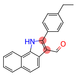 1H-Benz[g]indole-3-carboxaldehyde,2-(4-ethylphenyl)-(9CI)