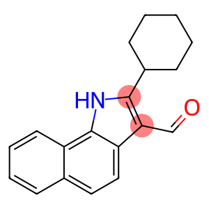 1H-Benz[g]indole-3-carboxaldehyde,2-cyclohexyl-(9CI)