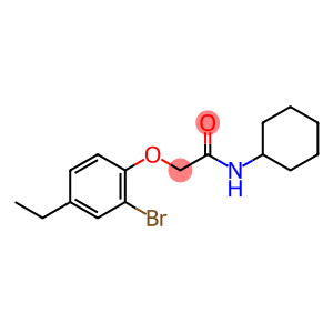 2-(2-bromo-4-ethylphenoxy)-N-cyclohexylacetamide