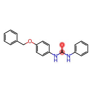 3-phenyl-1-(4-phenylmethoxyphenyl)urea