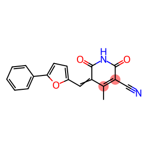 (5Z)-2-hydroxy-4-methyl-6-oxo-5-[(5-phenylfuran-2-yl)methylidene]-5,6-dihydropyridine-3-carbonitrile