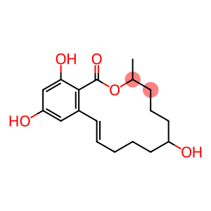 3,4,5,6,7,8,9,10-Octahydro-7,14,16-trihydroxy-3-methyl-1H-2-benzoxacyc lotetradecin-1-one