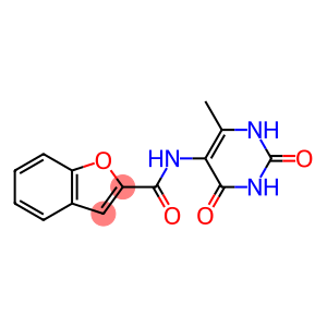 2-Benzofurancarboxamide,N-(1,2,3,4-tetrahydro-6-methyl-2,4-dioxo-5-pyrimidinyl)-(9CI)