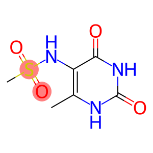 Methanesulfonamide, N-(1,2,3,4-tetrahydro-6-methyl-2,4-dioxo-5-pyrimidinyl)- (9CI)