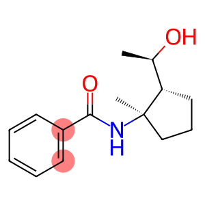 Benzamide, N-[(1R,2R)-2-[(1R)-1-hydroxyethyl]-1-methylcyclopentyl]-, rel-