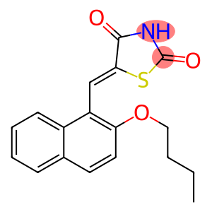 5-[(2-butoxy-1-naphthyl)methylene]-1,3-thiazolidine-2,4-dione