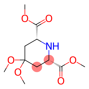 4,4-Dimethoxy-2β,6α-piperidinedicarboxylic acid dimethyl ester