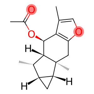 (4R)-3,5β,6bβ-Trimethyl-4,4aα,5,5aα,6,6aα,6b,7-octahydrocycloprop[2,3]indeno[5,6-b]furan-4α-ol acetate