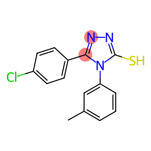 5-(4-氯苯基)-4-(3-甲基苯基)-4H-1,2,4-三唑-3-硫醇