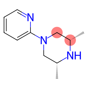 Piperazine, 3,5-dimethyl-1-(2-pyridinyl)-, cis- (9CI)