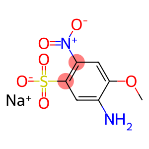 3-Amino-4-methoxy-6-nitrobenzenesulfonic acid sodium salt