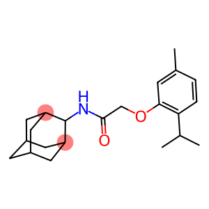 N-(2-adamantyl)-2-(2-isopropyl-5-methylphenoxy)acetamide