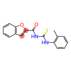 2-Benzofurancarboxamide, N-[[(2-methylphenyl)amino]thioxomethyl]-