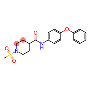 4-Piperidinecarboxamide, 1-(methylsulfonyl)-N-(4-phenoxyphenyl)-