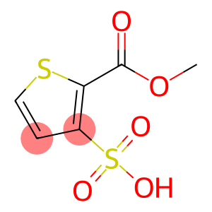 2-Thiophenecarboxylic acid, 3-sulfo-, 2-methyl ester