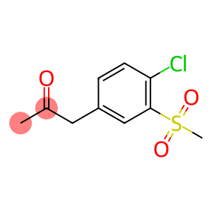 1-(4-Chloro-3-(methylsulfonyl)phenyl)propan-2-one