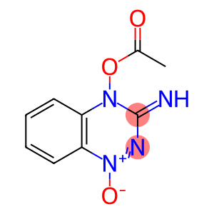 1,2,4-Benzotriazin-3(4H)-imine, 4-(acetyloxy)-, 1-oxide