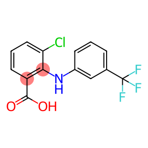 Benzoic  acid,  3-chloro-2-[[3-(trifluoromethyl)phenyl]amino]-