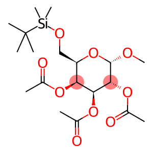 甲基 6-O-[(叔丁基)二甲基硅烷基]-ALPHA-D-吡喃半乳糖苷三乙酸酯