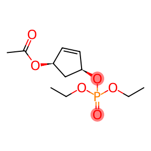 Phosphoric acid, (1S,4R)-4-(acetyloxy)-2-cyclopenten-1-yl diethyl ester