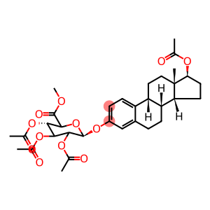 17β-Acetyl-estradiol 3-(Tri-O-acetyl-β-D-glucuronic Acid Methyl Ester)