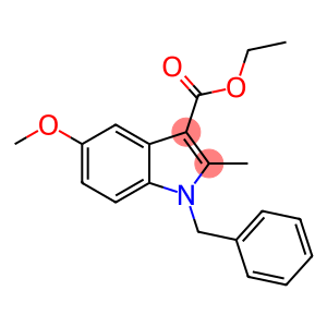 Indole-3-carboxylic acid, 1-benzyl-5-methoxy-2-methyl-, ethyl ester