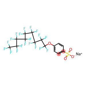 sodium 4-perfluorononyloxybenzenesulphonate