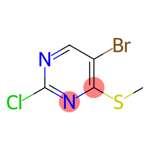 5-BROMO-2-CHLORO-4-(METHYLTHIO)PYRIMIDINE