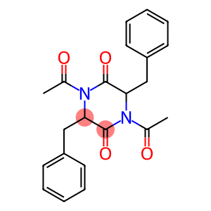 1,4-DIACETYL-3,6-DIBENZYLTETRAHYDRO-2,5-PYRAZINEDIONE