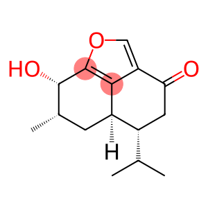 (5R)-4,5,5aα,6,7,8-Hexahydro-8α-hydroxy-7α-methyl-5-isopropyl-3H-naphtho[1,8-bc]furan-3-one