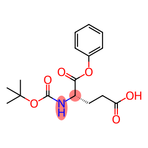 N-t-butyloxycarbonyl-glutamic acid alpha phenyl ester