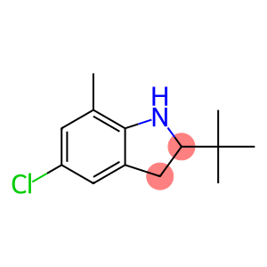 1H-Indole,5-chloro-2-(1,1-dimethylethyl)-2,3-dihydro-7-methyl-(9CI)