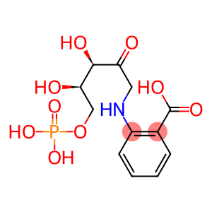 1-(2-carboxyphenylamino)-1-deoxyribulose 5-phosphate