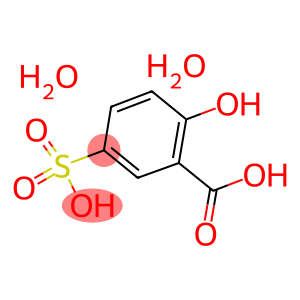 硫柳酸,磺柳酸,磺基水杨酸,2-羟基-5-磺基苯甲酸