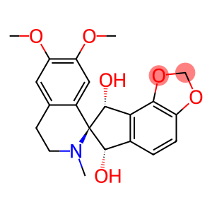 (6S,7R)-3',4',6,8-Tetrahydro-6',7'-dimethoxy-2'-methylspiro[7H-indeno[4,5-d]-1,3-dioxole-7,1'(2'H)-isoquinoline]-6α,8α-diol