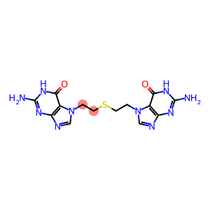 6H-Purin-6-one, 7,7'-(thiodi-2,1-ethanediyl)bis[2-amino-1,7-dihydro-