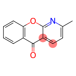 5H-[1]Benzopyrano[2,3-b]pyridin-5-one, 2-methyl-