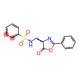 Benzenesulfonamide, N-[(5-oxo-2-phenyl-4(5H)-oxazolylidene)methyl]-