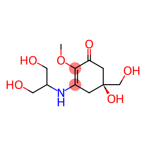 (-)-5-Hydroxy-3-[[2-hydroxy-1-(hydroxymethyl)ethyl]amino]-5-(hydroxymethyl)-2-methoxy-2-cyclohexen-1-one