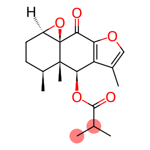 1β,10β-Epoxy-6β-isobutyryloxy-9-oxofuranoeremophilane