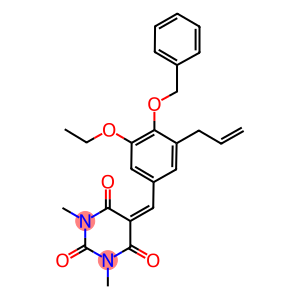 5-[3-allyl-4-(benzyloxy)-5-ethoxybenzylidene]-1,3-dimethyl-2,4,6(1H,3H,5H)-pyrimidinetrione